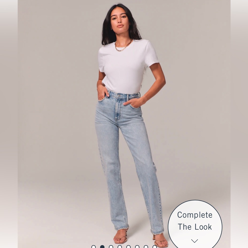 Abercrombie & Fitch Ultra High Rise Straight
